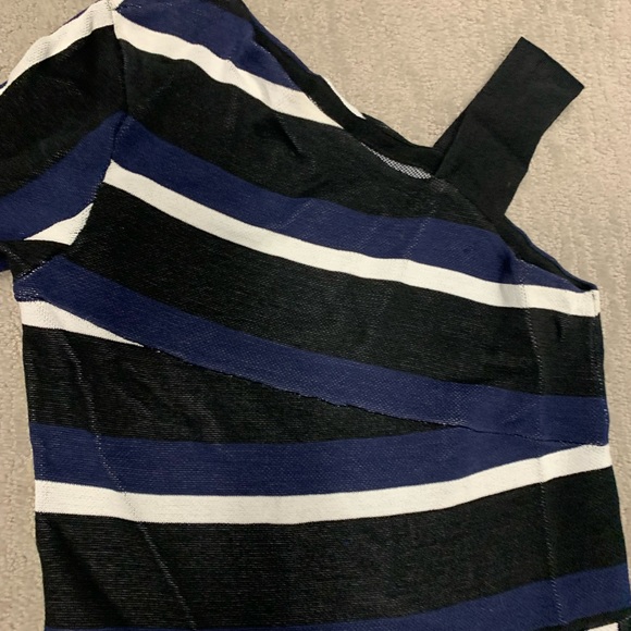 Rachel Roy knit dress striped sz m - Picture 3 of 6